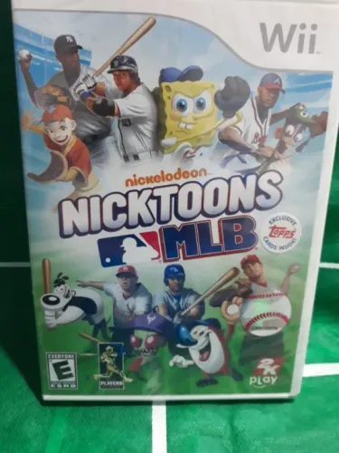 Nicktoons Mlb Beisebol Wii Lacrado Usa Original