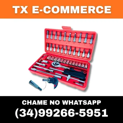 Kit Chaves Ferramentas Maleta com 46pçs - Completo