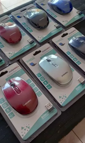 Mouse sem fio 2.4ghz durawell 3200 dpi
