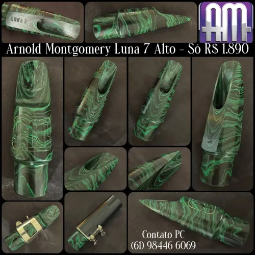 Boquilha para Sax Alto - Arnold Montgomery Luna 7 (Handmade)