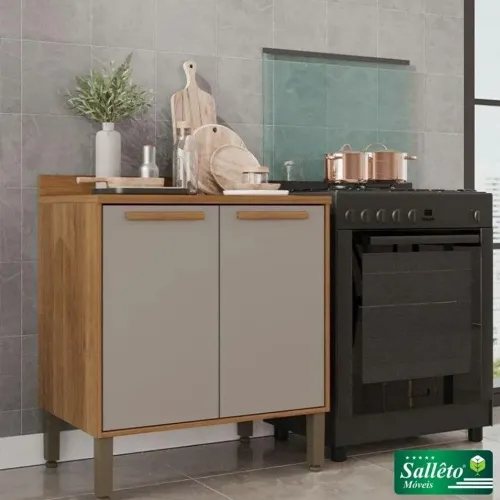 Armário de cozinha compacto e elegante!!828tt7pp