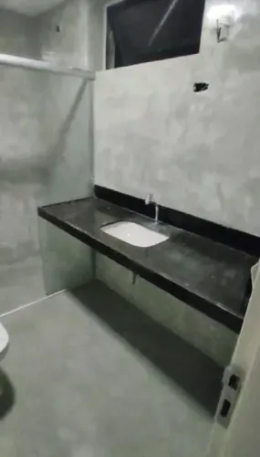 Cimento queimado paredes e piso 