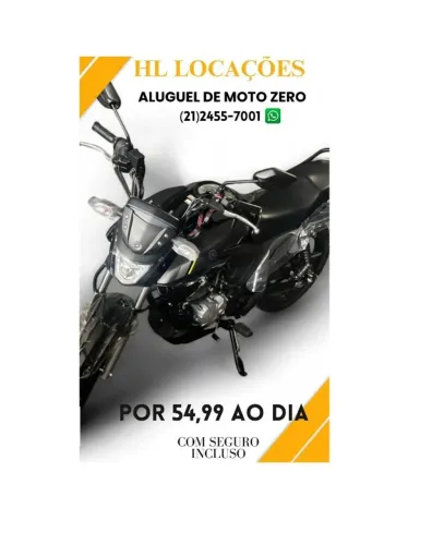 Alugo Moto Zero KM 54,99 por dia!
