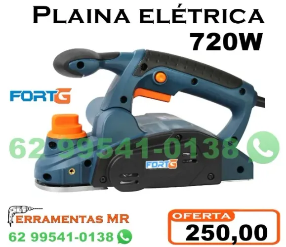Plaina Elétrica nova 