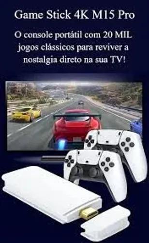 Promoção  Game stick m15 nostalgia Pura Pronta entrega 