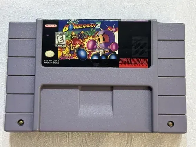 Super Bomberman 2 Original Snes Super Nintendo fita cartucho