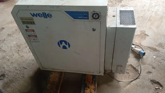Máquina de gravação a leser WELLE