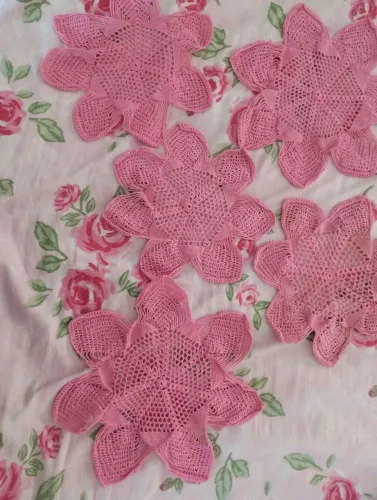 Jogo de quarto em crochê 