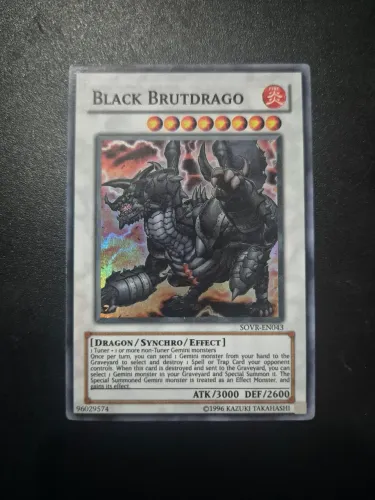 Carta Yu gi oh Black Brutdrago SOVR-EN043