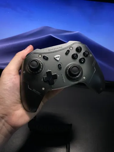 Controle PC Gamer RGB Sem Fio Tri-Mode Switch Android IOS Steam Celular Machenike G5 Pro