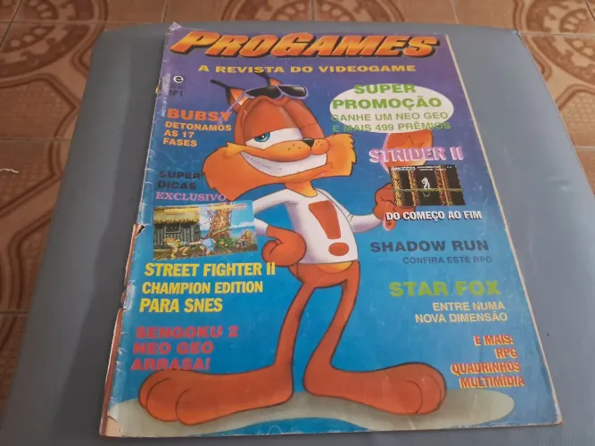 Rara Revista Progames 1 precursora da revista Gamers