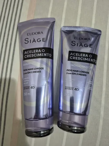 Eudora Siàge Acelera o Crescimento Shampoo & Condicionador
