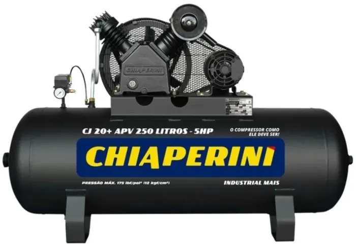 Compressor 20 pés industrial chiaperine 250 litros