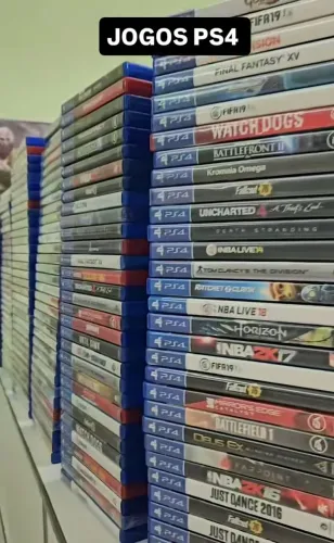 PS4 diversos jogos novos e semi novos