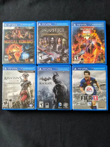 6 jogos PS Vita - Diversos Gêneros