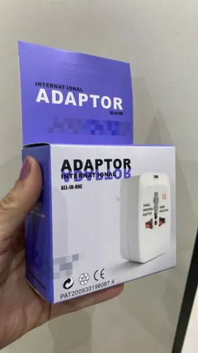 Adaptador Tomada Padrão Internacional Universal Viagem Bivolt - Loja Coimbra Computadores