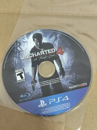 UNCHARTED 4 - JOGO EM ÓTIMO ESTADO - SEM CAPA