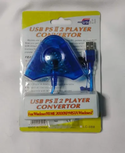 Adaptador controle PS2 para pc