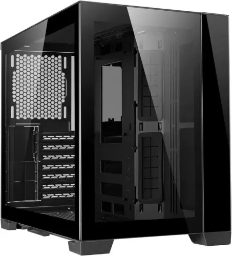 Gabinete Gamer Lian Li O11 Dynamic Mini, Preto, Mid Tower, ATX, Vidro Temperado 