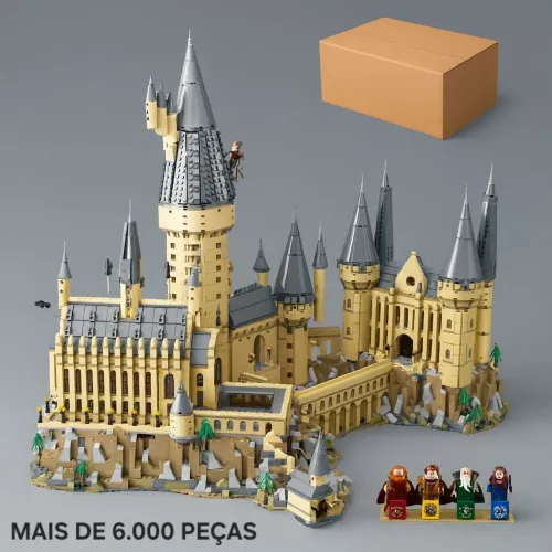 BLOCOS DE MONTAR CASTELO DE HOGWARTS HARRY POTTER MAGIC ACADEMY 6020 PÇS MARCA MEGA 71043