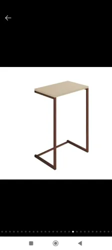 Mesa lateral apoio de sofá 70cm