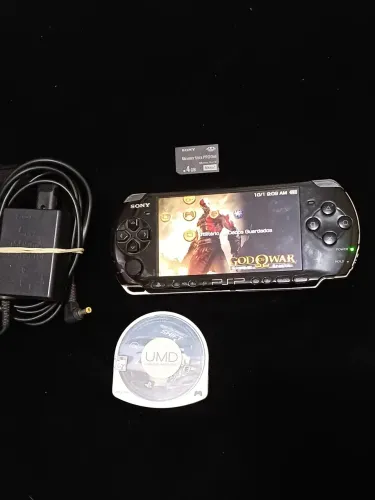 Sony Psp Black Slim(3000) Desbloqueado tudo Original!