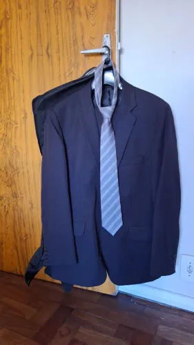 Desapego terno preto liso