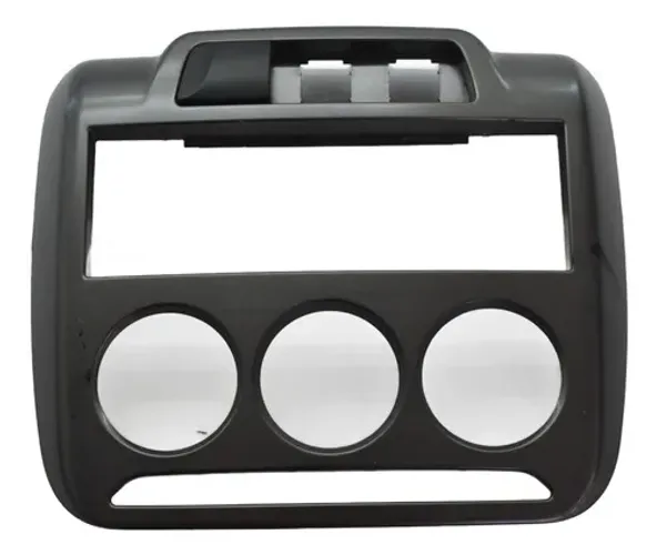 Moldura Central Radio Painel Citroen C3 2012 Original Cinza-escuro