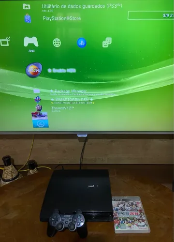 PlayStation 3 slim funcionando perfeitamente, com HEN, loja e jogos 