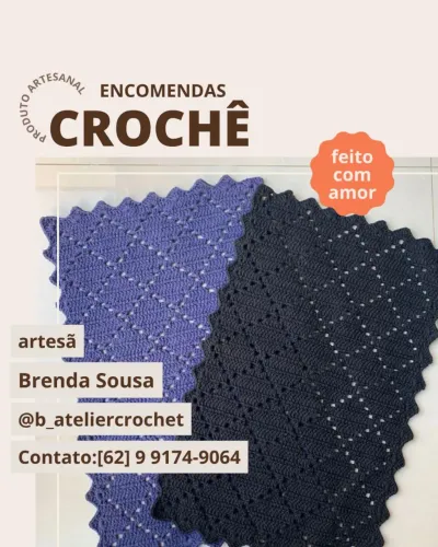 Divulgando meu Atelier de crochê