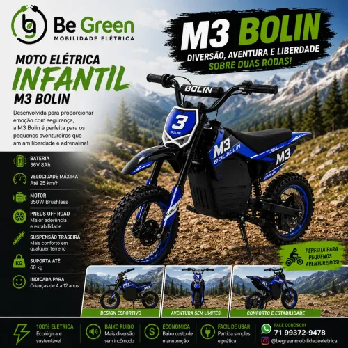 Moto elétrica infantil Cross 350w