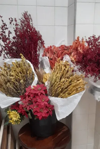 Flores desidratadas