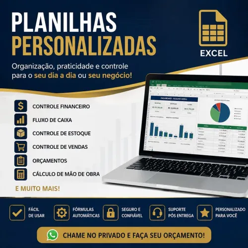 PLANILHAS PERSONALIZADAS