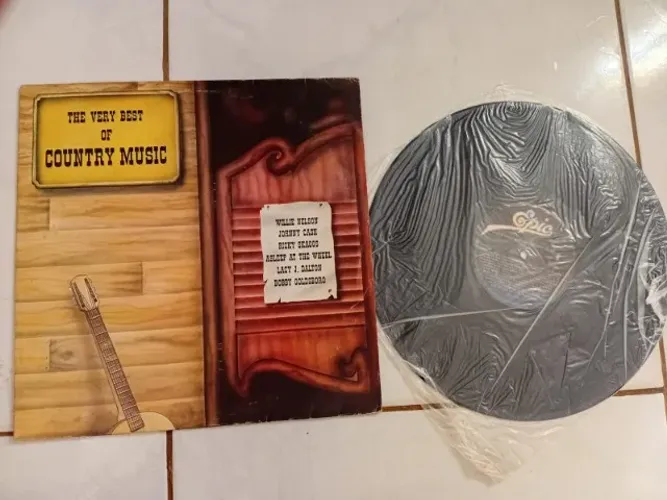 LP The Very Best of Country Music - Johnny Cash / Willie Nelson - Vinil