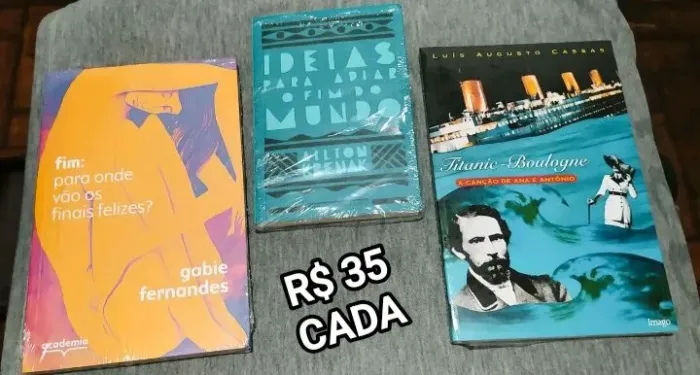 Livro Ideias Adiar Fim do Mundo, Finais Felizes Titanic-Boulogne * VER DISPONIBILIDADE.