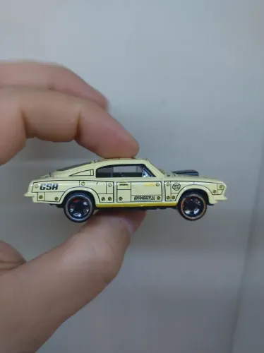 Carrinho Metal Candide GSA Muscle Bege 1:64 Loose Novo