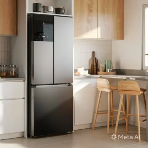 Geladeira 480L Electrolux Inox AutoSense 3 Portas