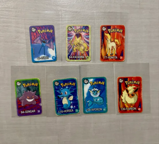 Lote de tazos pokemon