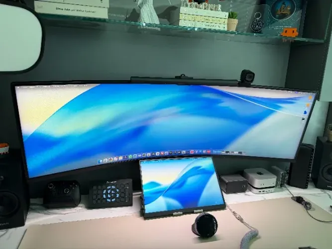 Monitor Samsung CHG90 49" Ultrawide 144Hz - Completo na caixa, estado de novo