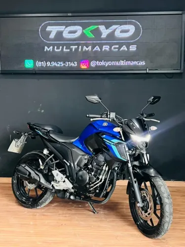 YAMAHA FZ25 FAZER 2024 AZUL (TRANSFERÊNCIA + IPVA 26 + GARANTIA 90 DIAS) 