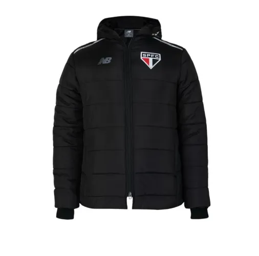 Jaqueta São Paulo 26/27 Puffer Parka New Balance Masculina - Preto