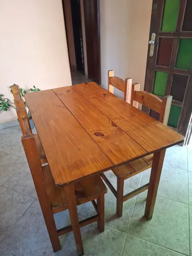 Jogos de mesa e cadeira para seu restaurante de madeira maciça