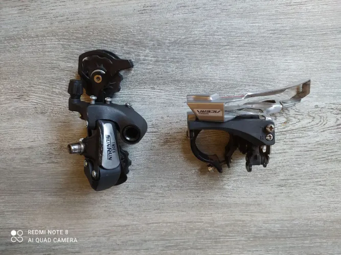 Câmbio dianteiro e traseiro Shimano