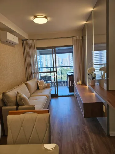APARTAMENTO no BROOKLIN com 65m² sendo: 2 dormitórios (2 suítes) e 1 vaga de garagem.