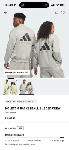 Moletom adidas original 