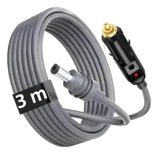 Cabo Zenext 3m Cinza Escuro 12v/24v Starlink Mini