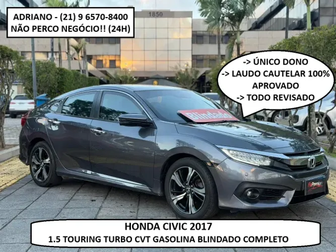 Honda Civic Sedan Touring 1.5 Turbo 16V Aut.4p 2017
