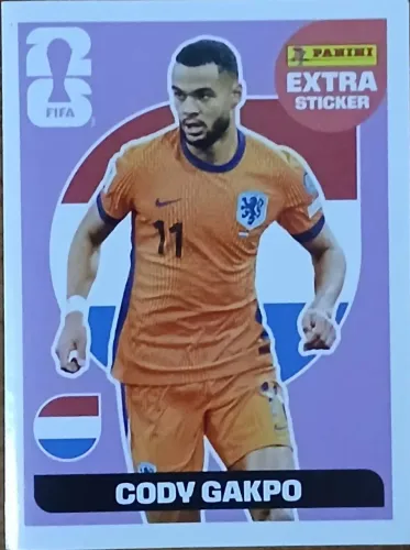 Carta Copa do Mundo Rara Cody Gakpo