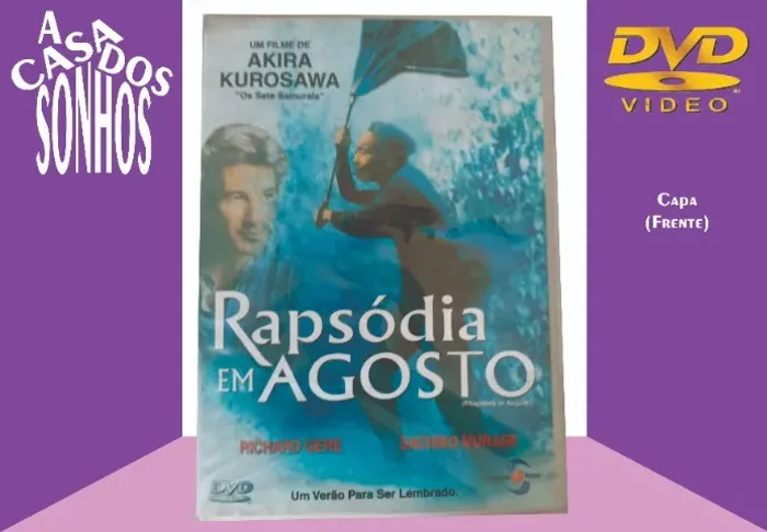 DVD Rapsódia de agosto de Akira Kurosawa