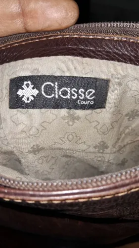 Bolsa De Couro Legítimo Classic.
